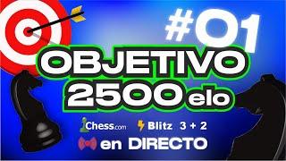 Objetivo 2500 elo Chess.com #1 (2025)