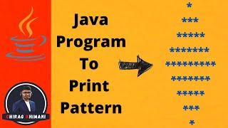 40 | Java Program to Print Diamond Pattern | Java Nested For Loop