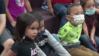 LISD Police Dept  Books and Badges at Leyendecker Elementary School