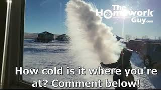 SEE WHAT HAPPENS to BOILING WATER in SUB-ZERO Temps - Kevin Hunter the Homework Guy