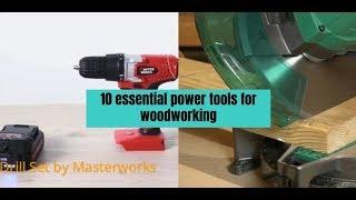 10 Essential power tools for woodworking