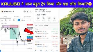 Live Forex Trading - 5k capital|XAUUSD|Forex trading challenge|Day-6|Best Forex Brokers in indai