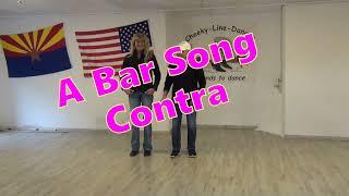 A Bar Song Line Dance Contra Teach & Demo