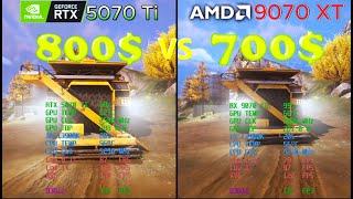 RTX 5070Ti vs RX 9070 XT | Ultimate 4K Side by Side Comparation |