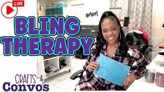 Crafts & Convos | Bling Therapy with Mar Bear | Hotfix Rhinestone Shirt