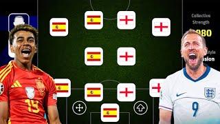 SPAIN X ENGLAND! BEST SPECIAL SQUAD!! EFOOTBALL 2024 MOBILE