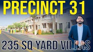 Precinct 31 Latest Villas Prices| 235 SQ Yard Villas| Bahria Town Karachi #precinct31 #villasforsale