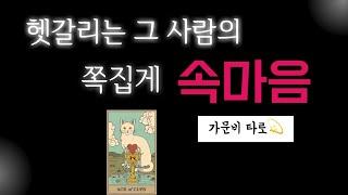 [쪽집게/타로] 헷갈리는 그 사람 속마음 끝판왕     #타로 #속마음 #tarot