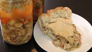 Home Canned Chicken Pot Pie Base ~ Canning Safe Recipe For Chicken Pot Pie & More ~ Pressure Canning