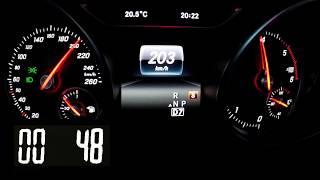 Mercedes GLA220d 4matic (X156) 0-100 0-160 0-200