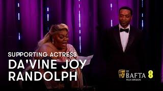 Da'Vine Joy Randolph's emotional speech as she wins Supporting Actress | EE BAFTA Film Awards 2024