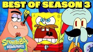 SpongeBob Season 3 Marathon  | 45 Minute Compilation | @SpongeBobOfficial