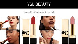 New Shades! YSL Beauty Rouge Pur Couture Satin Lipstick