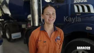 Meet Kayla - Daracon Truck Driver