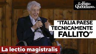 Augias: "L'Italia come l'Argentina, un Paese tecnicamente fallito. Solo l'Europa ci tiene in piedi"