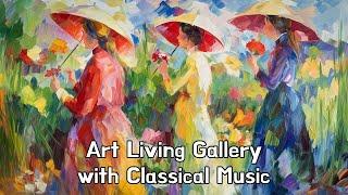  TV Wall Art Slideshow with Music | Artistic Serenade: Impressionist Visions & Melodic Harmonies 