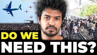 Chennai Air Show  Traffic Show  | Madan Gowri | Tamil | MG Squad 