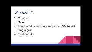 Introduction to kotlin programming language.