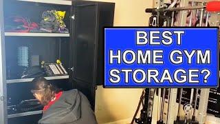 Best Home Gym Storage Cabinet....from Home Depot?