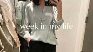 8-5 work week vlogㅣnew hairㅣh&m shoppingㅣharry styles concert!ㅣwatching a movie alone