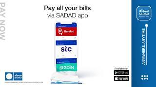 Pay all your bills via SADAD app