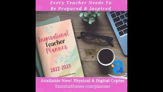 Book Reveal | NEW 2022-2023 Inspirational Teacher Planner | AMAZON KDP