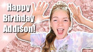 Addison's Birthday Special! |  Birthday Surprise, She Had No Idea!