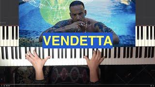 Vendetta Raf Camora Piano Tutorial Instrumental Cover