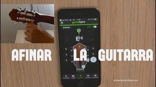 Cómo afinar la guitarra con el móvil o celular