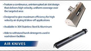 High Efficiency Air Knives by Paxton Products