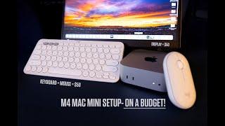 M4 Mac mini- keyboard, mouse AND display under $100 total! Budget setup for Macs