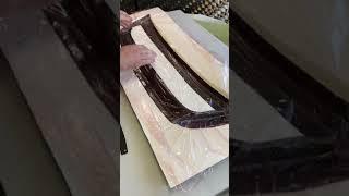 Making a Dry Carbon Fiber Car Grill (prepreg) #shorts