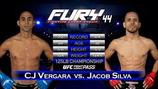 Fury FC 44: CJ Vergara vs Jacob Silva | March 6, 2021