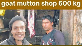 Mutton Shop Village Punjab || mutton cutting skills || Meat Bazaar India