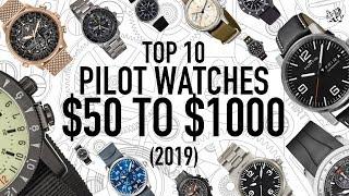 Top 10 BEST Pilot Watches $50 - $1000: Seiko, Citizen, Hamilton & More