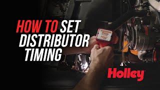 How To Set Timing Ignition Timing With A Distributor