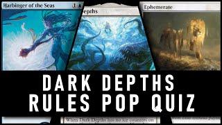 Do YOU Know The Rule? - Ephemerate, Dark Depths, & Harbinger of The Seas - MTG