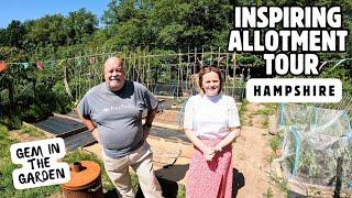 Scenic Allotment Tour in Liss, Hampshire | First Year Highlights with Gardening Tips & Inspiration