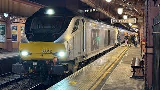 Chiltern Railways 1J52 17:37 Marylebone - Stourbridge Jn with 68012 AL03 82302 at Moor St 10/12/2023