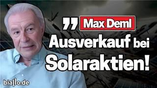 SMA Solar Aktie: Minus 70 Prozent – und jetzt? / Interview mit Max Deml zu Solar-Aktien