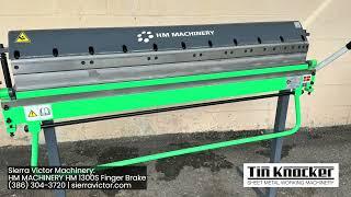 Sierra Victor Machinery: HM MACHINERY HM 1300S Finger Brake