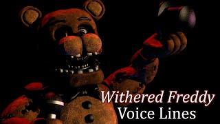 Withered Freddy Voice Lines Animated