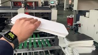 Aluminum paper lids die cutting and stripping machine with automatic count