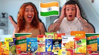 Trying INDIAN SNACKS For The First Time!!