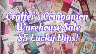 Crafter's Companion $5 Lucky Dips Haul! See which are awesome, average or awful!