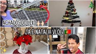 ACHADOS DO LIXO! ️ JÁ É NATAL  VLOG 