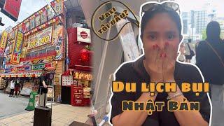 CÁT TƯỜNG đổi kế hoạch phút chót chọn BAY ĐẾN OSAKA du lịch bụi 2 NGÀY 2 ĐÊM!!!