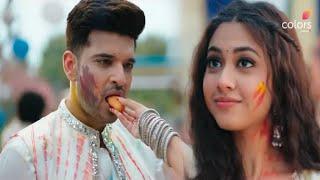 Tere Ishq Mein Ghayal Fame Karan Kundra Playing Holi With Reem Shaikh - Happy Holi From Colors