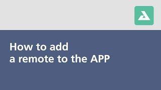 EGLO connect Z - How to add a remote to the APP