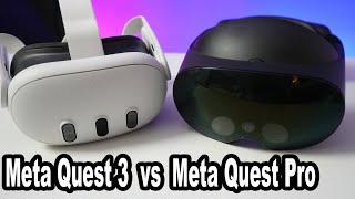 Meta Quest 3 vs Meta Quest Pro Comparison You won't believe which one I choose